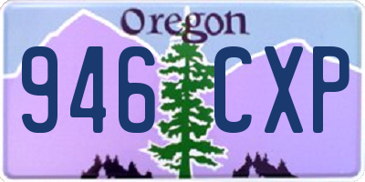 OR license plate 946CXP