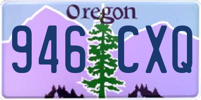 OR license plate 946CXQ