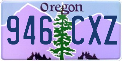 OR license plate 946CXZ