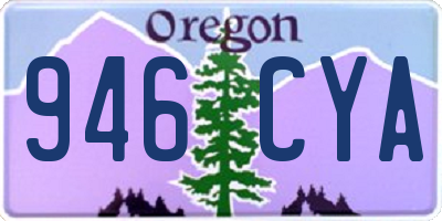 OR license plate 946CYA