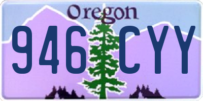 OR license plate 946CYY