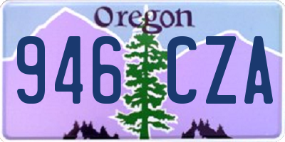 OR license plate 946CZA