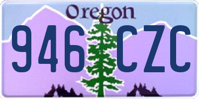 OR license plate 946CZC