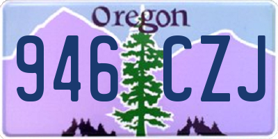 OR license plate 946CZJ
