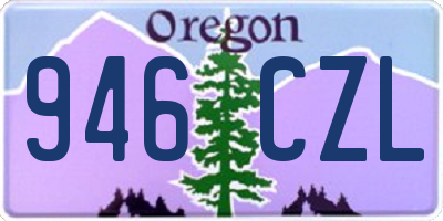 OR license plate 946CZL