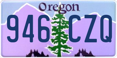 OR license plate 946CZQ