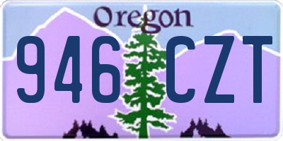 OR license plate 946CZT
