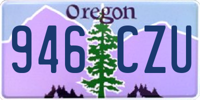 OR license plate 946CZU