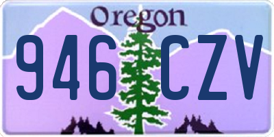 OR license plate 946CZV