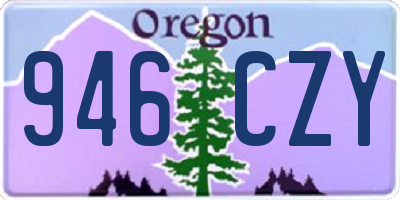 OR license plate 946CZY