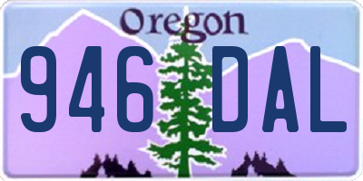 OR license plate 946DAL