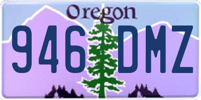 OR license plate 946DMZ