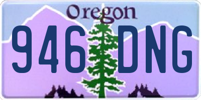 OR license plate 946DNG