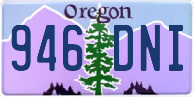 OR license plate 946DNI