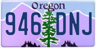 OR license plate 946DNJ