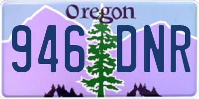 OR license plate 946DNR