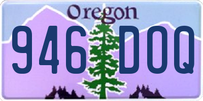 OR license plate 946DOQ