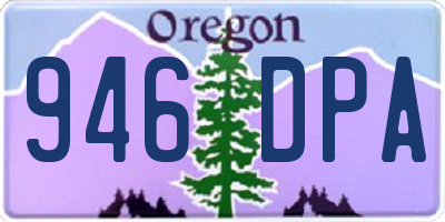 OR license plate 946DPA