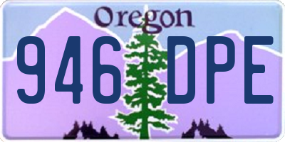 OR license plate 946DPE