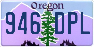 OR license plate 946DPL