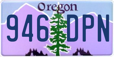 OR license plate 946DPN