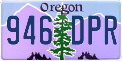OR license plate 946DPR