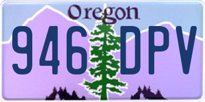 OR license plate 946DPV
