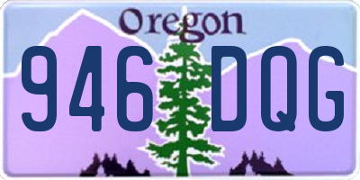 OR license plate 946DQG