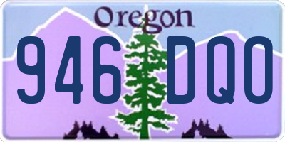OR license plate 946DQO