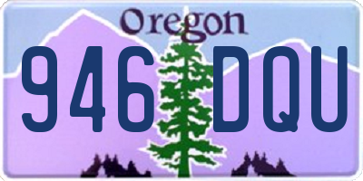 OR license plate 946DQU