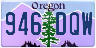 OR license plate 946DQW