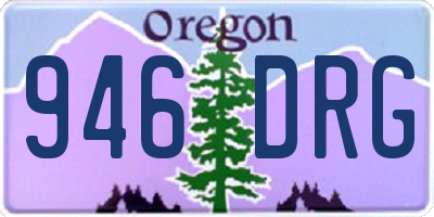 OR license plate 946DRG