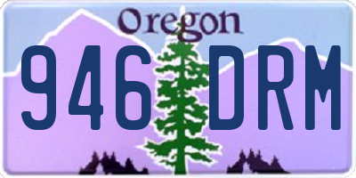 OR license plate 946DRM