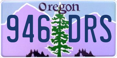 OR license plate 946DRS