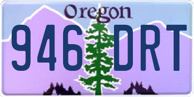 OR license plate 946DRT