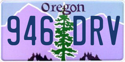 OR license plate 946DRV