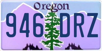 OR license plate 946DRZ