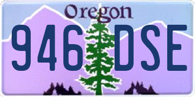 OR license plate 946DSE