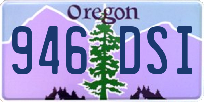 OR license plate 946DSI