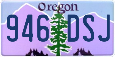 OR license plate 946DSJ