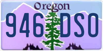 OR license plate 946DSO