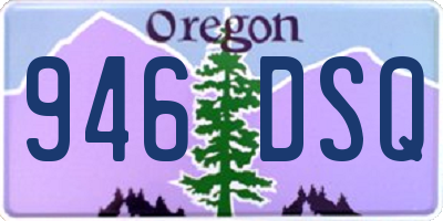 OR license plate 946DSQ