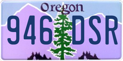 OR license plate 946DSR