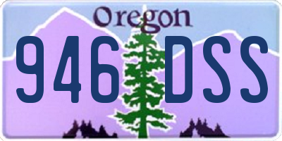 OR license plate 946DSS
