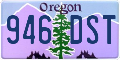 OR license plate 946DST