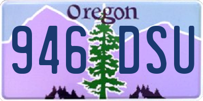 OR license plate 946DSU