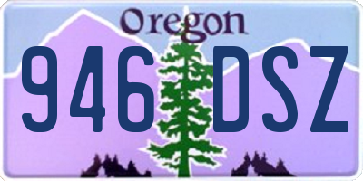 OR license plate 946DSZ