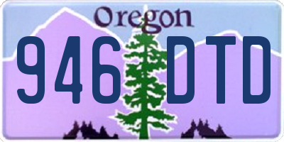 OR license plate 946DTD