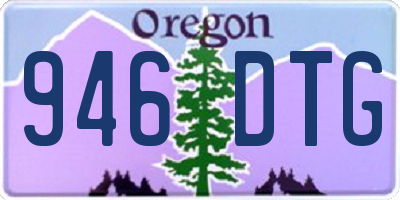 OR license plate 946DTG