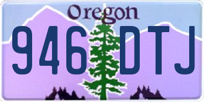 OR license plate 946DTJ